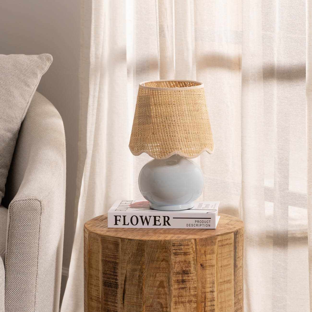 Theisseil Light Blue Table Lamp