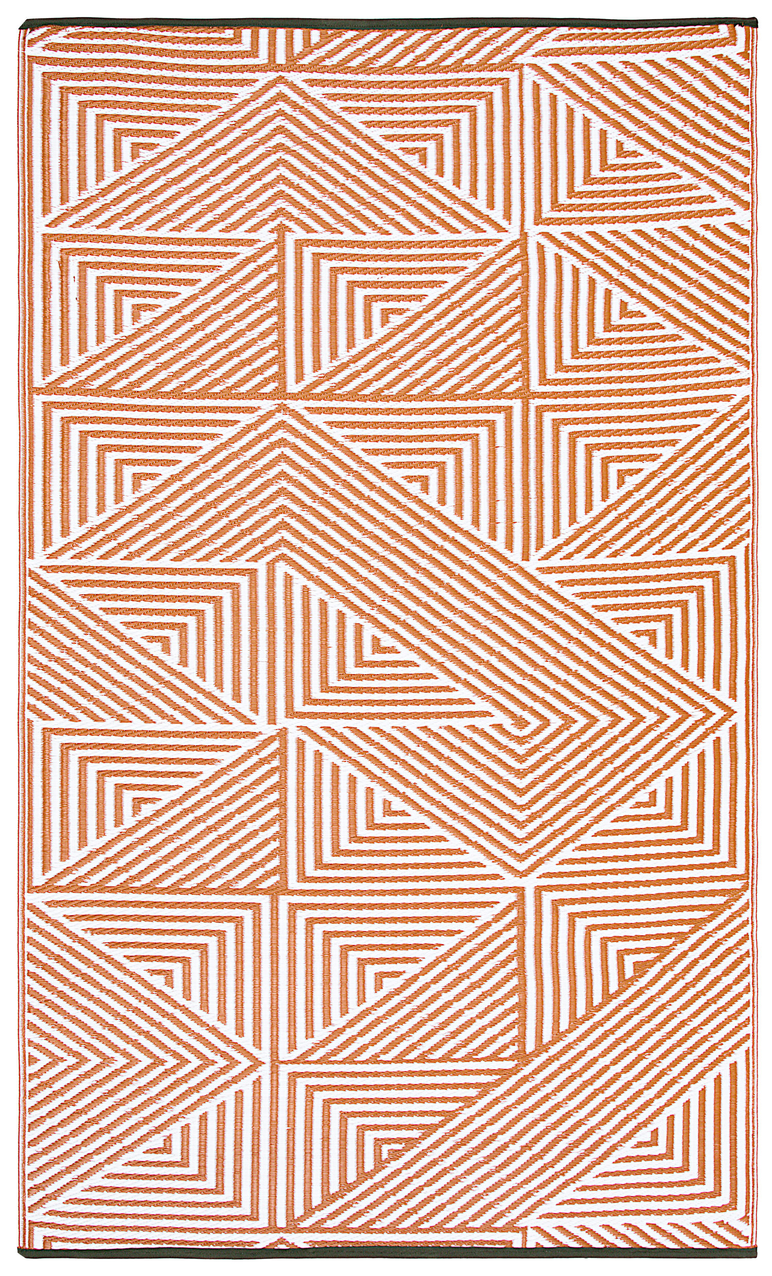 Tokyo - Burnt Orange Outdoor Rug for Patio
