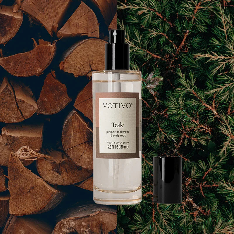Votivo Teak Room &amp; Linen Spray