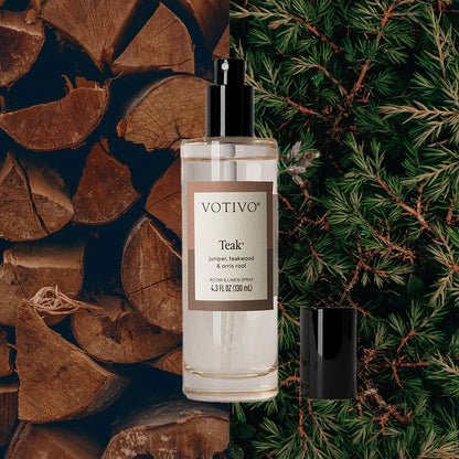 Votivo Teak Room &amp; Linen Spray