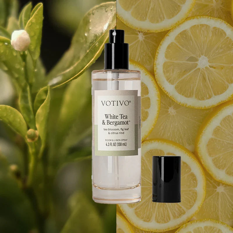 Votivo White Tea &amp; Bergamot Room &amp; Linen Spray