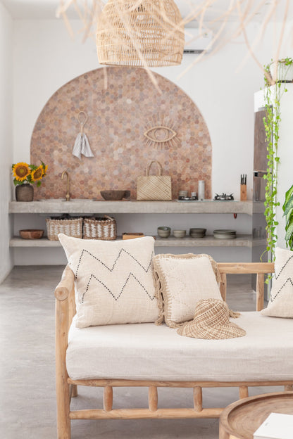 Gaia Hand Stitched Cotton Pillow Covers