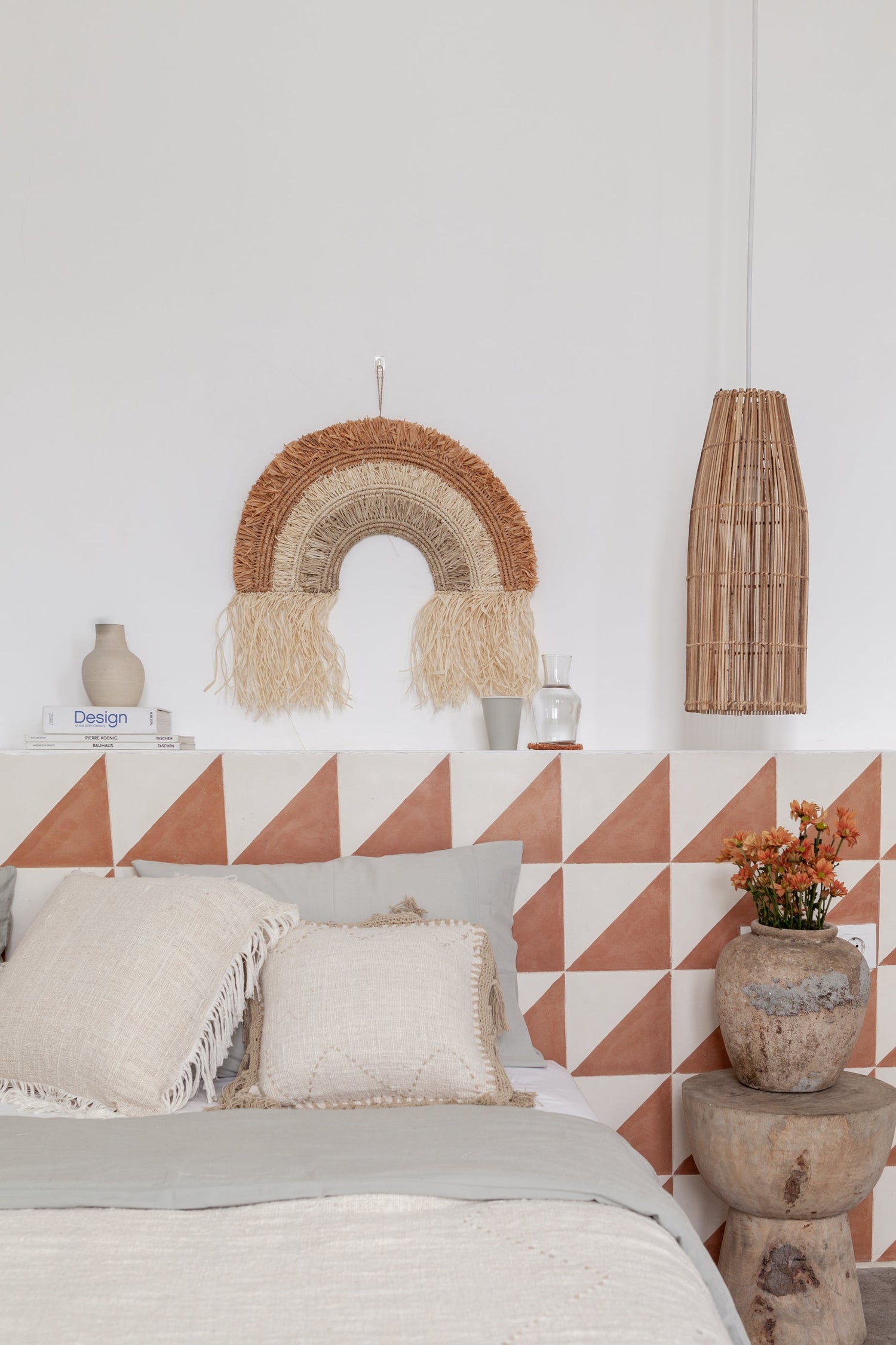 Organic Cotton Fringed Pillow Covers - Natural