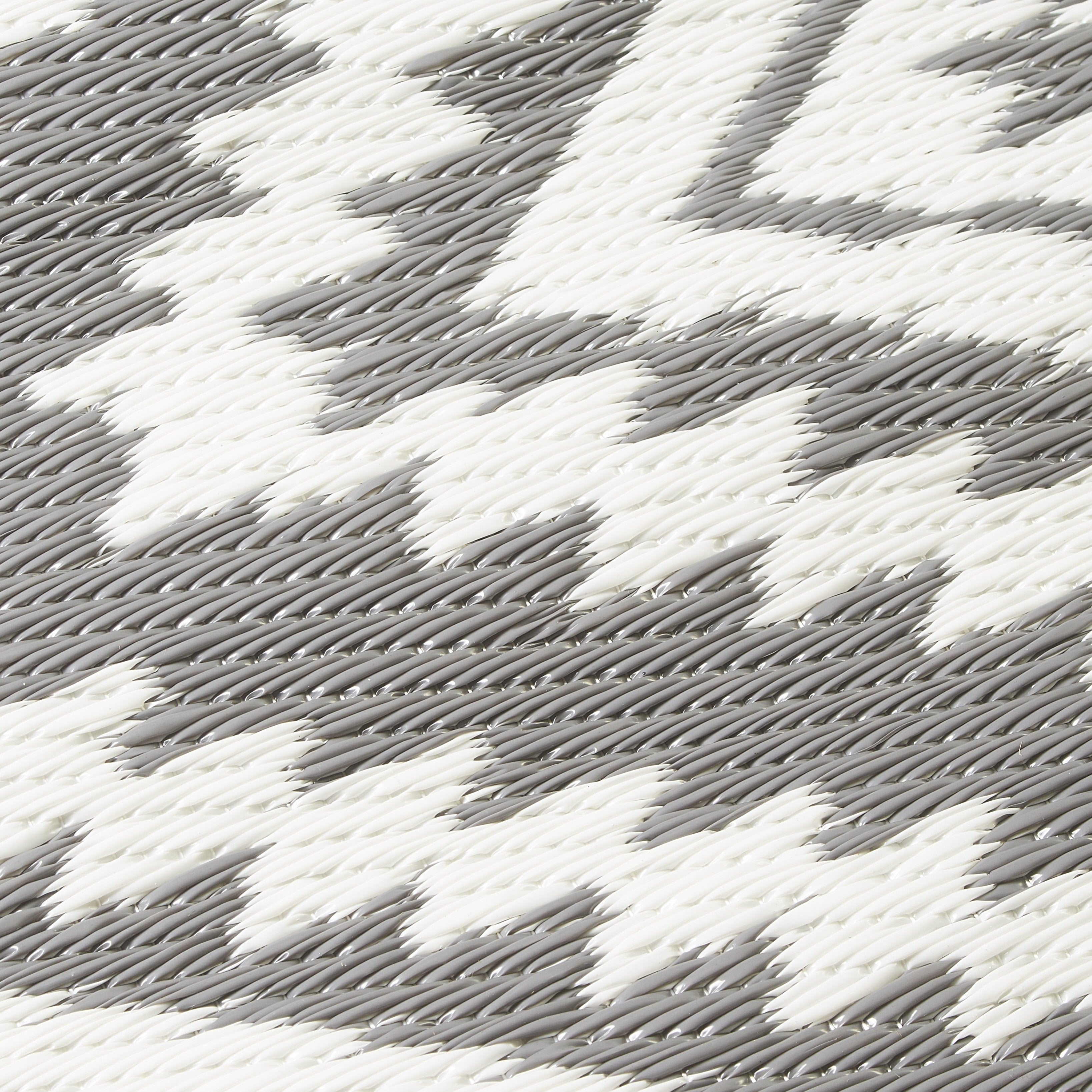 (SALE) Valencia - Gray Reversible Outdoor Rug