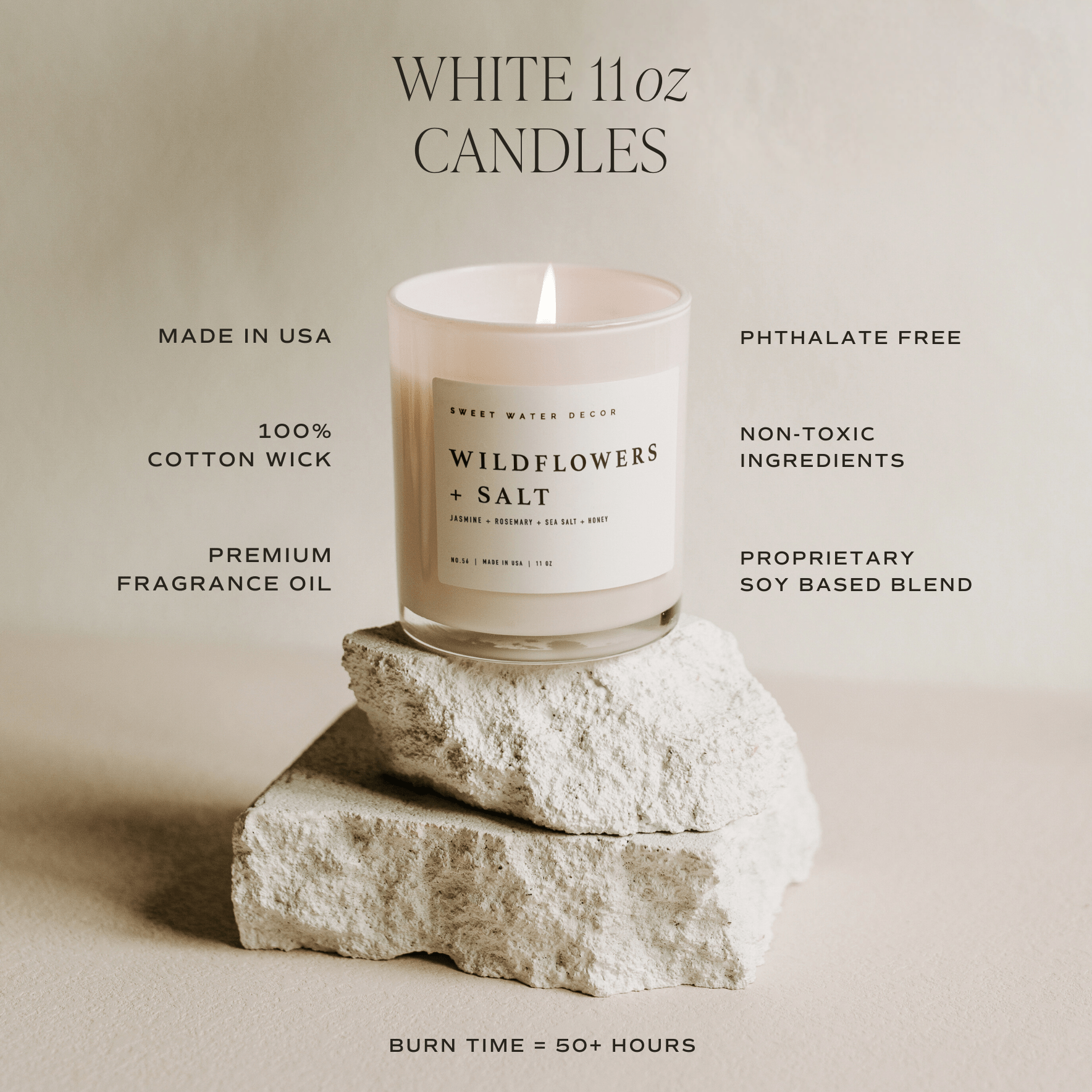 Best Mom Ever! Soy Candle - White Jar - 11 oz (Spa Day)