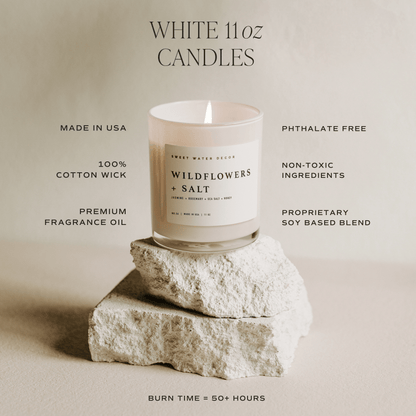 Farmhouse Soy Candle - White Jar - 11 oz