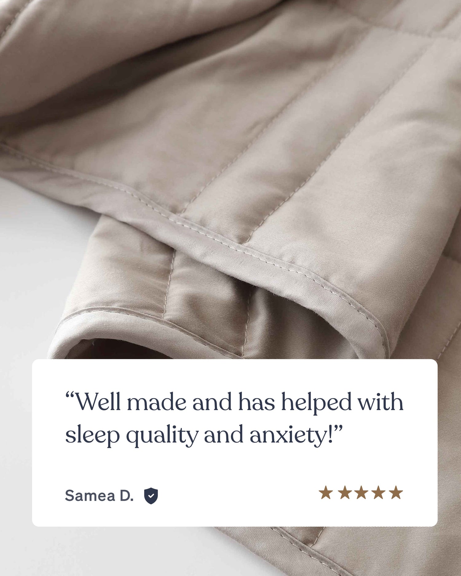 Weighted Comforter