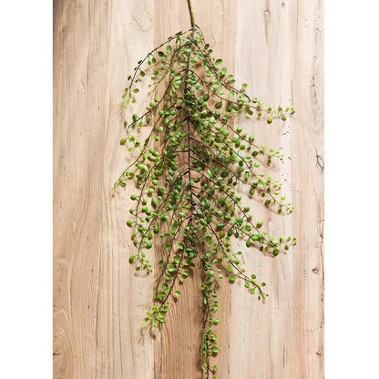 Hanging Faux Mini Leaf Garland 27.5" Long