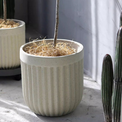 Nordic Vertical Stripe Flower Pot