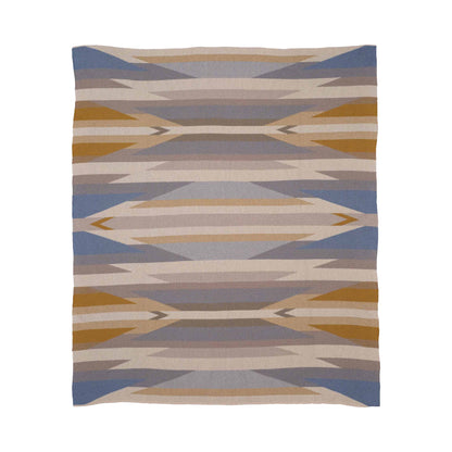 Southwest Arrows - Cotton Sustainable Knit Throw Blanket