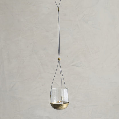 Pebbled Hanging Lantern