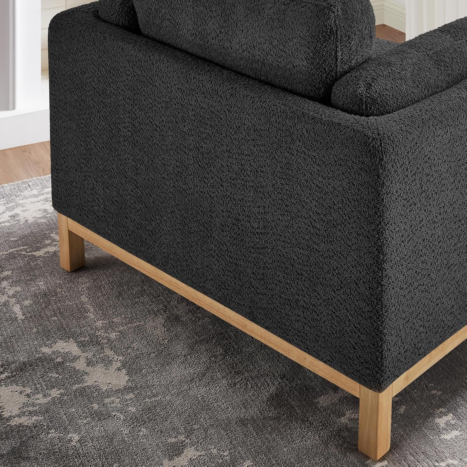 Oversized Accent Chair in Dark Slate