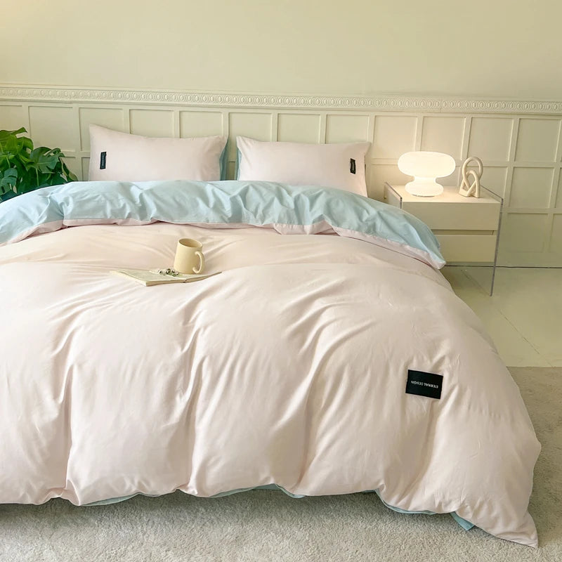 2-Toned Reversible Bedding Sets - Multiple Colors and Sizes