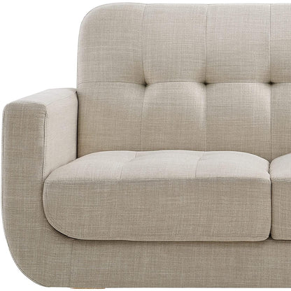 Beige Accent Armchair For Living Room Modern Design