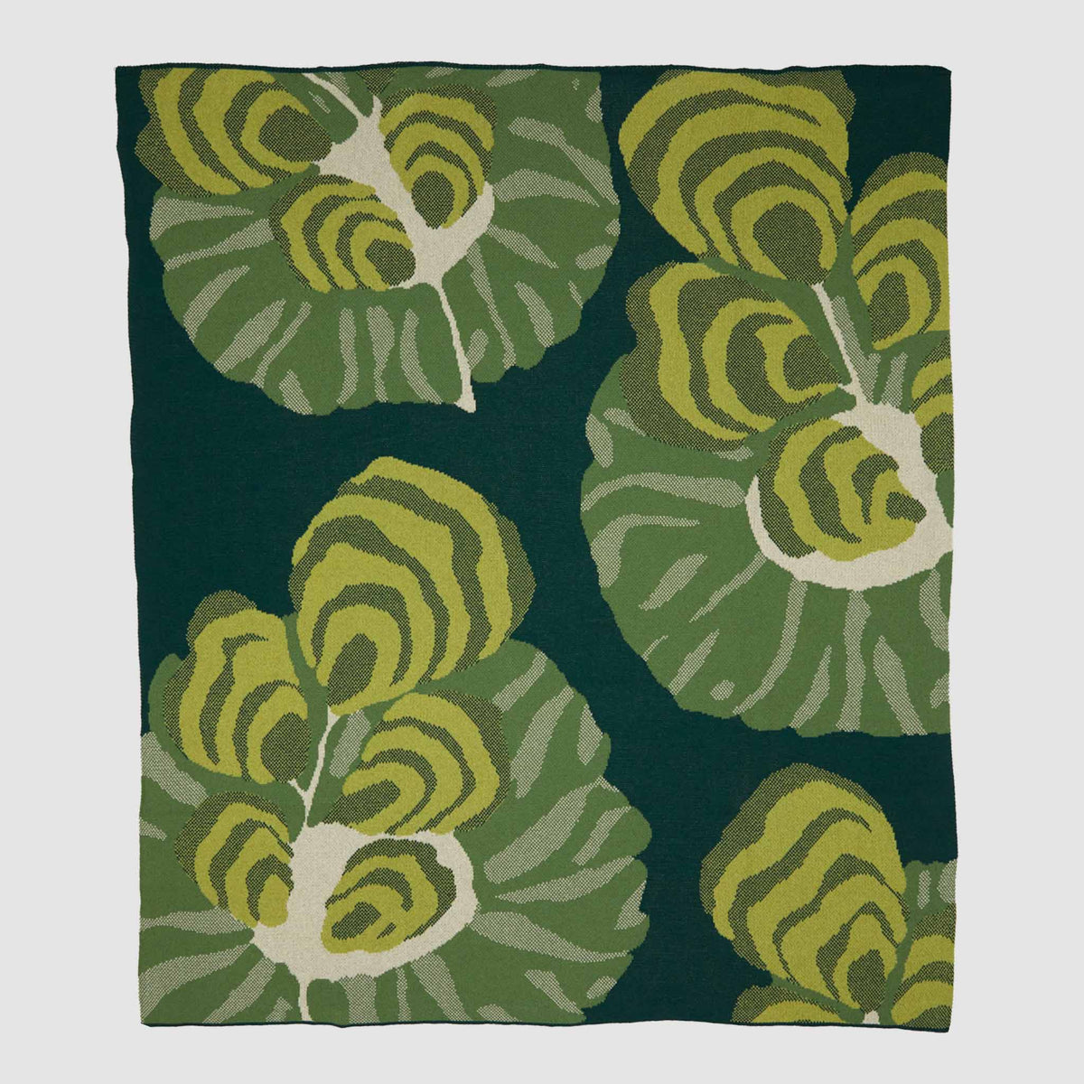 Floréal 7 by E.A. Seguy - Cotton Sustainable Knit Floral Throw Blanket