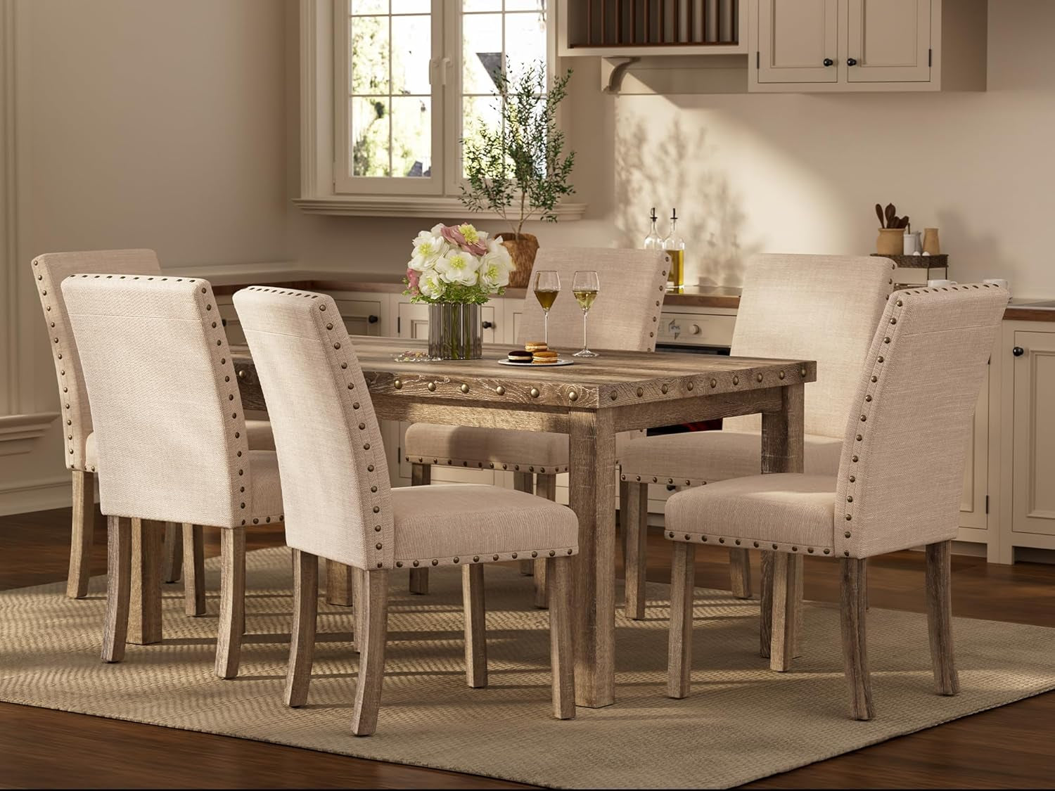 Rustic Dining Set For 6