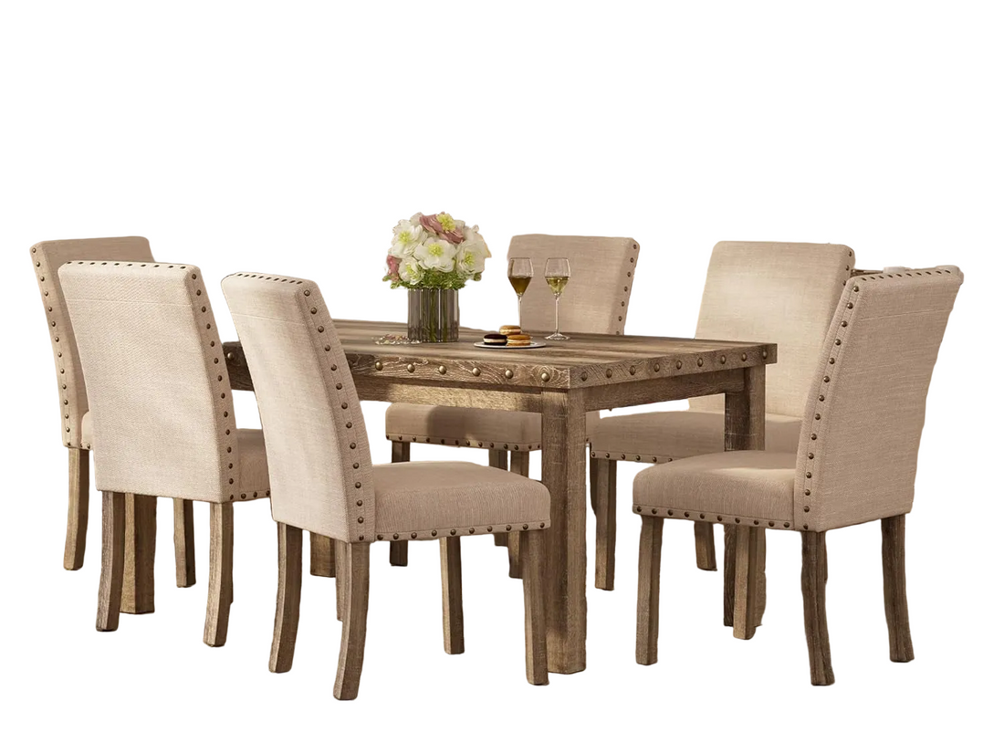 Rustic Dining Set For 6