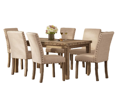 Rustic Dining Set For 6