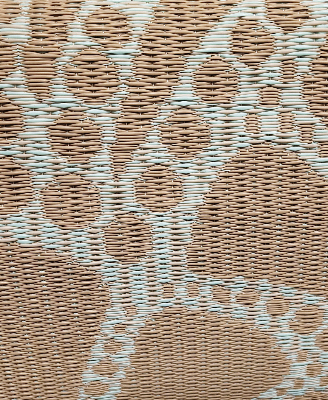 Scallop Cool Aqua Outdoor Mat