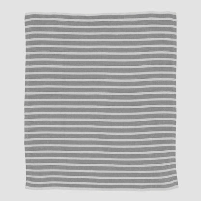 Poly Pinstripe - Indoor|Outdoor Sustainable Knit Minimalist Throw Blanket