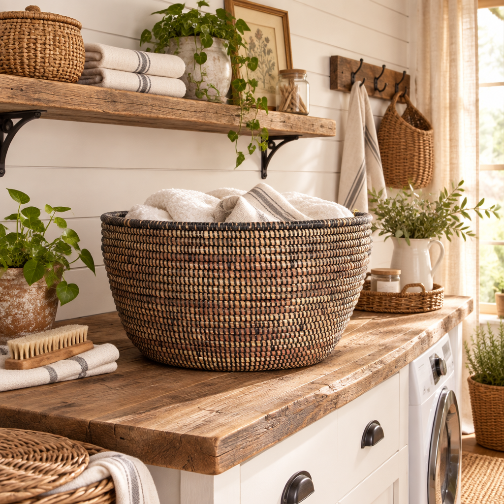 Black Oval Basket