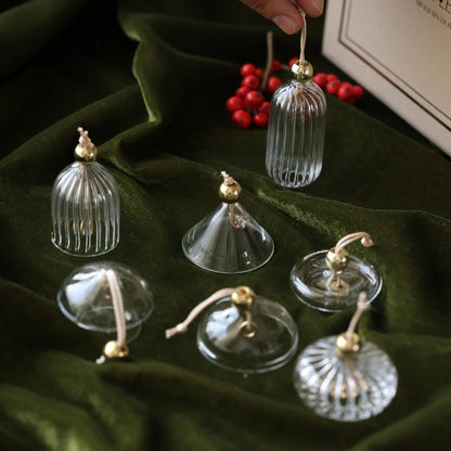 Handcrafted Glass Ornaments - Set of 4