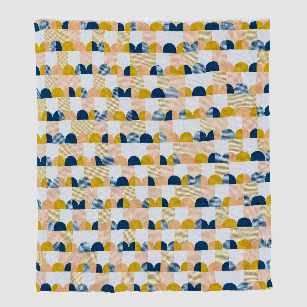 Poly Palm Springs - Indoor | Outdoor Sustainable Knit Mid-Century Modern, Modern Throw Blanket