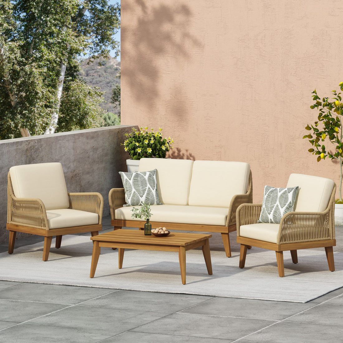 Annisa Outdoor Chat Set