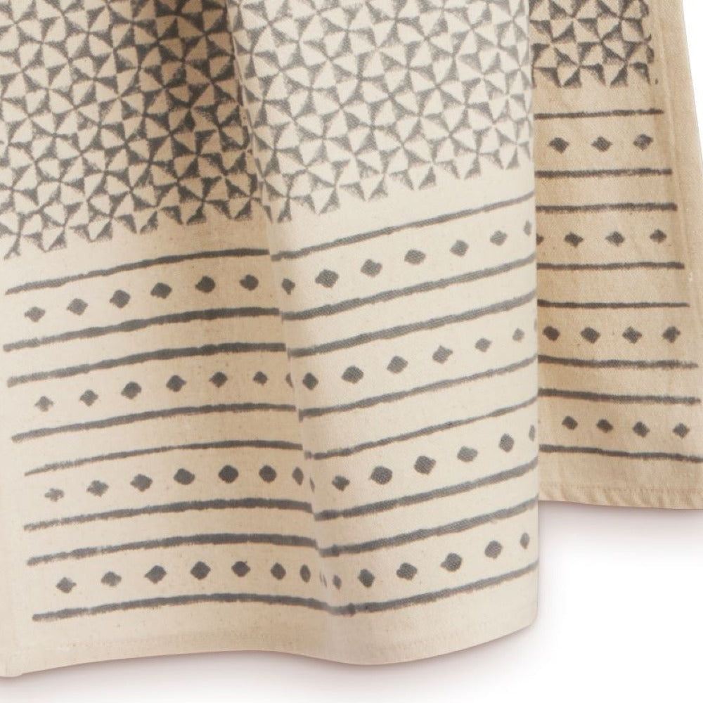 Hand Block Printed Kitchen Towels - Set of 2