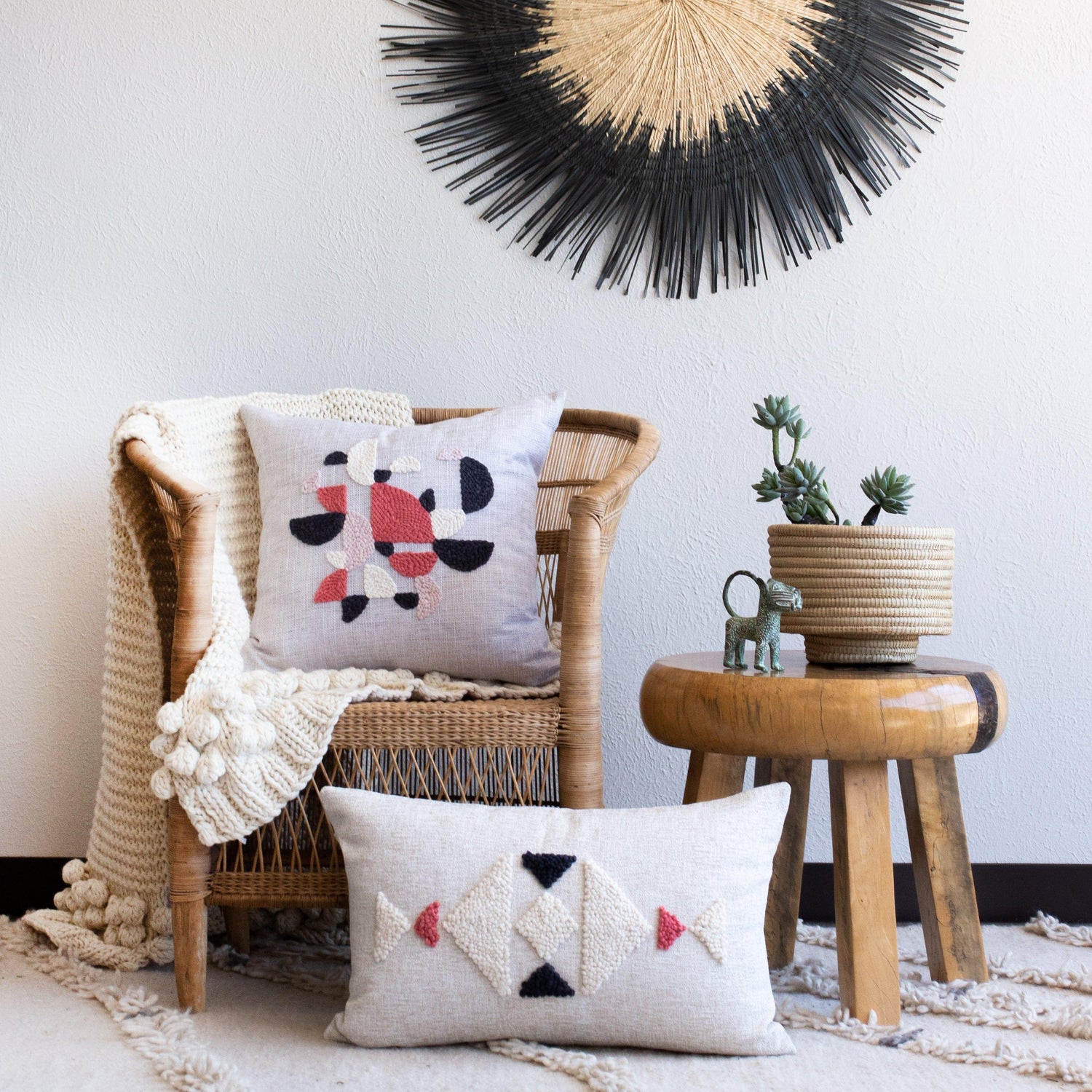 AfriScandi Horizon Throw Pillow