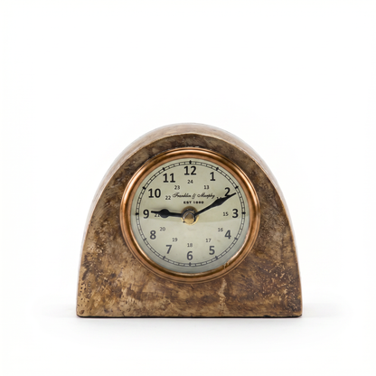 Antique Brass Table Clock