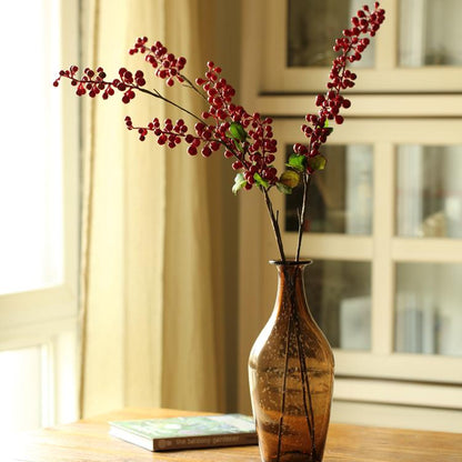 Artificial Fruit Berry Stems in Various Colors - 31 inch