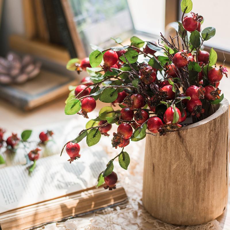 Artificial Fruit Pomegranate Fruit Bouquet - 12"