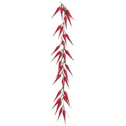 String of Artificial Small Red Chili Peppers