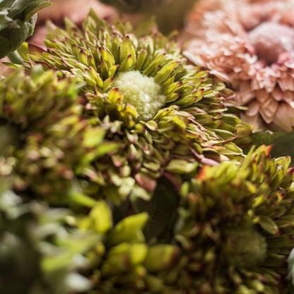 Artificial Sunflower Bouquet in Green or Orange - 18 inch