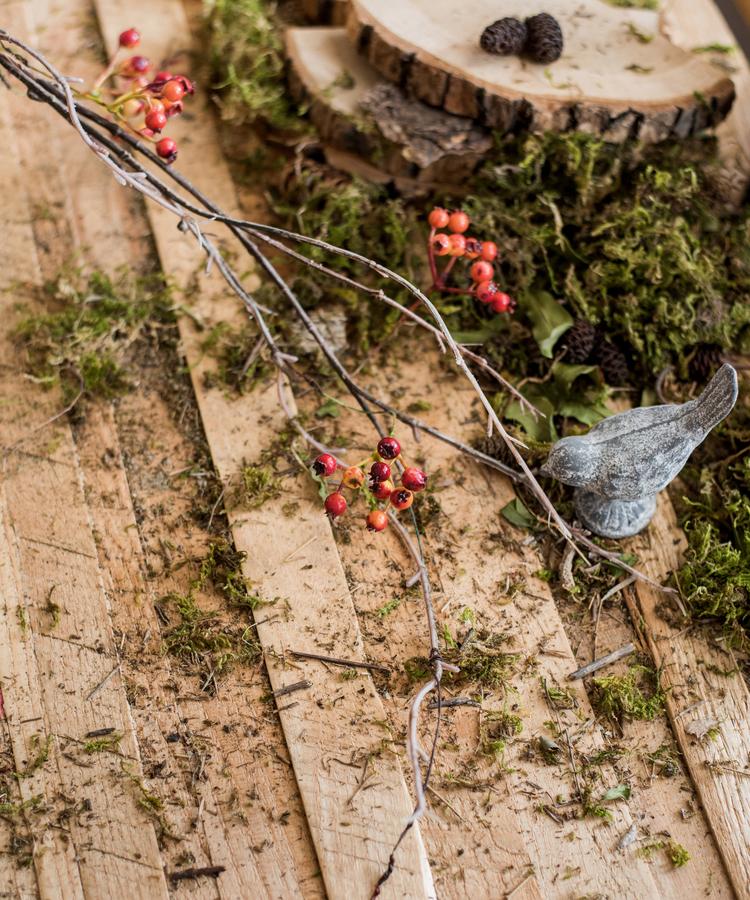 Artificial Vine Orange Berry - 39 inch