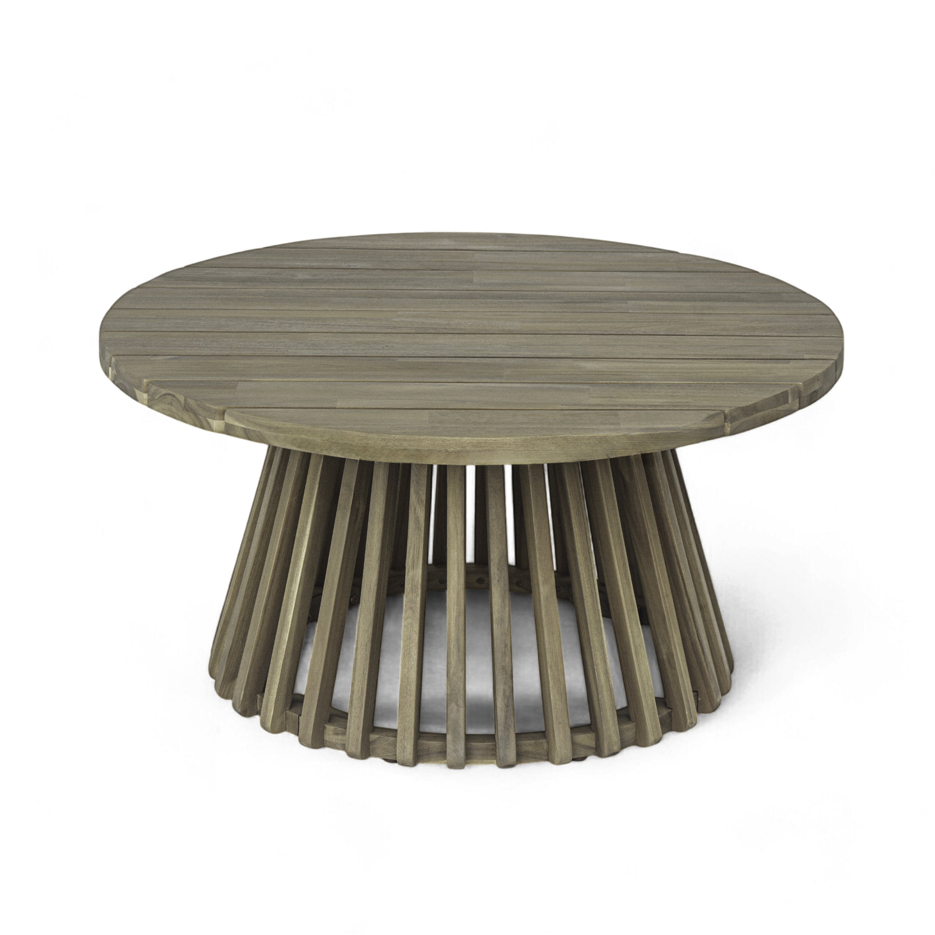 Outdoor Acacia Wood Coffee Table - Grey