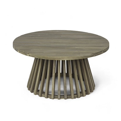 Outdoor Acacia Wood Coffee Table - Grey