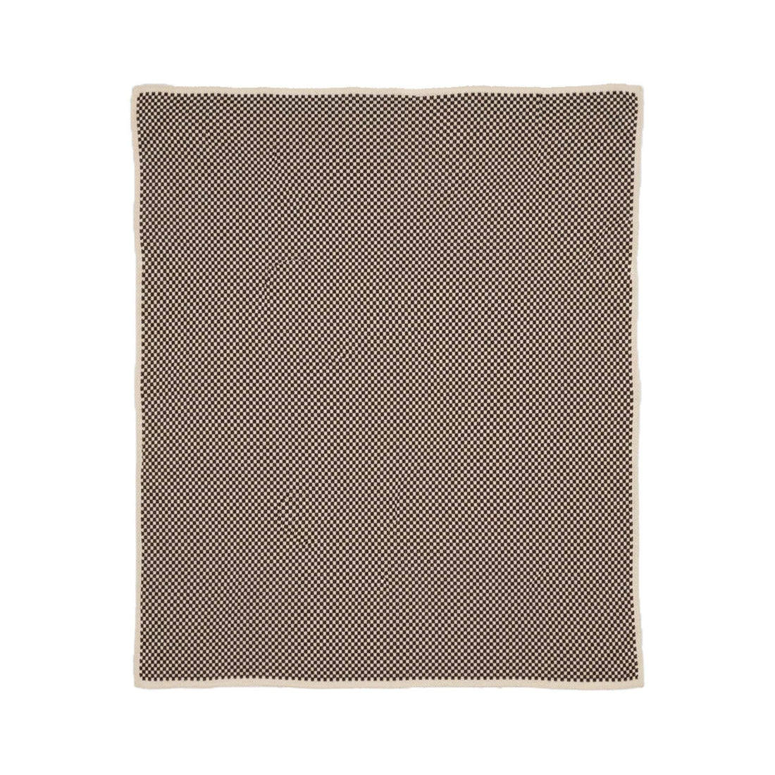 Checkered - Cotton Sustainable Knit Geometric Throw Blanket