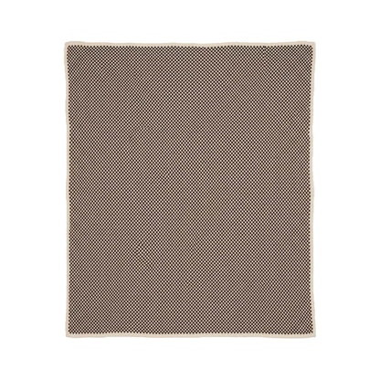 Checkered - Cotton Sustainable Knit Geometric Throw Blanket