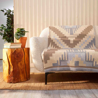 New Horizon - Cotton Sustainable Knit Throw Blanket