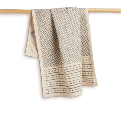 Hand Block Printed Kitchen Towels - Set of 2