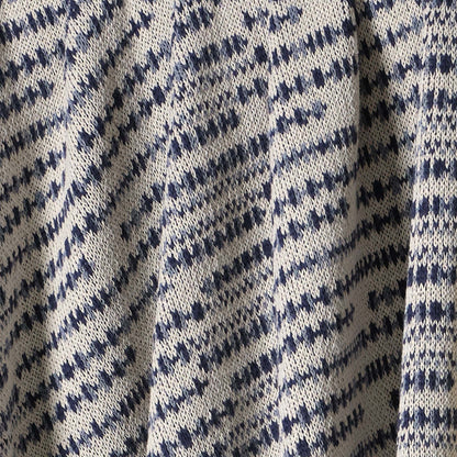 Sand Stone - Cotton Sustainable Knit Striped Throw Blanket