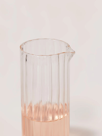 Kira Mouth-Blown Glass Pitcher