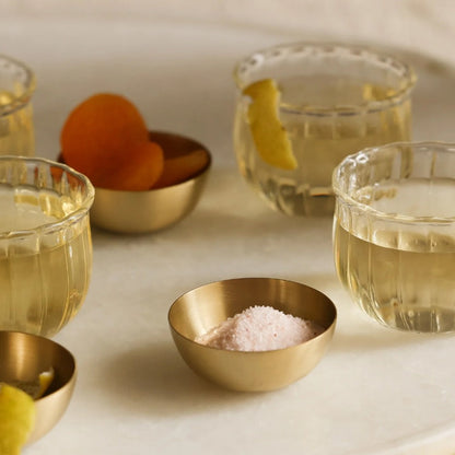 Heirloom Brass Dip Bowls - Set of 2