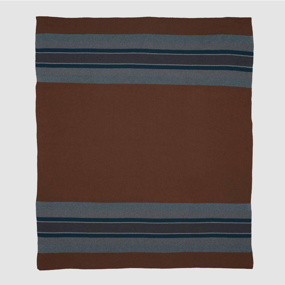 Lodge Stripe - Cotton Sustainable Knit Throw Blanket