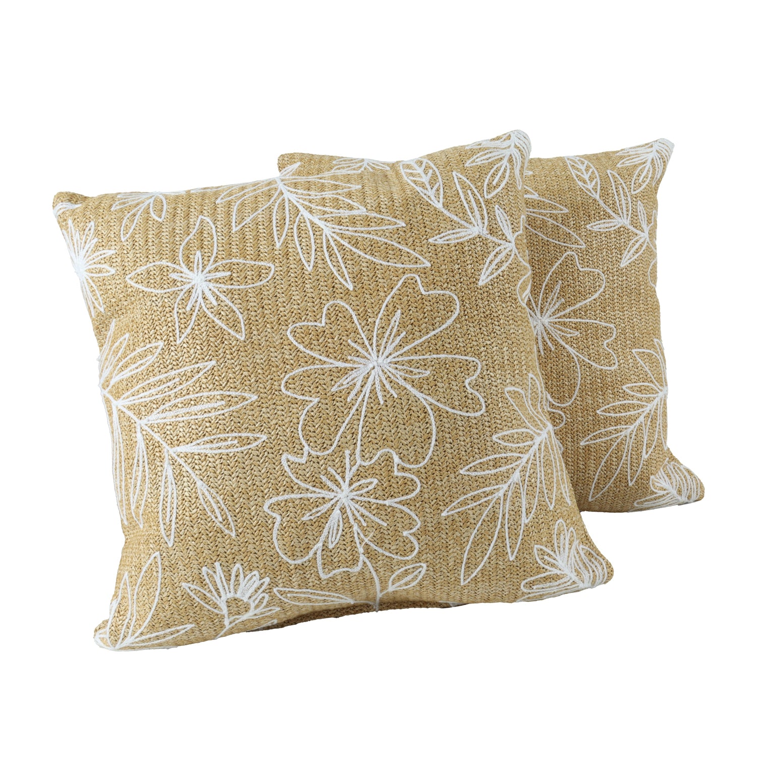 Outdoor/Indoor Throw Pillows - 2 Piece Set