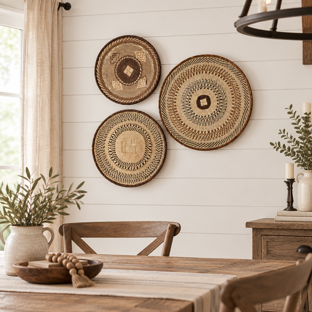 Tonga Wall Decor Basket -  Set of 3