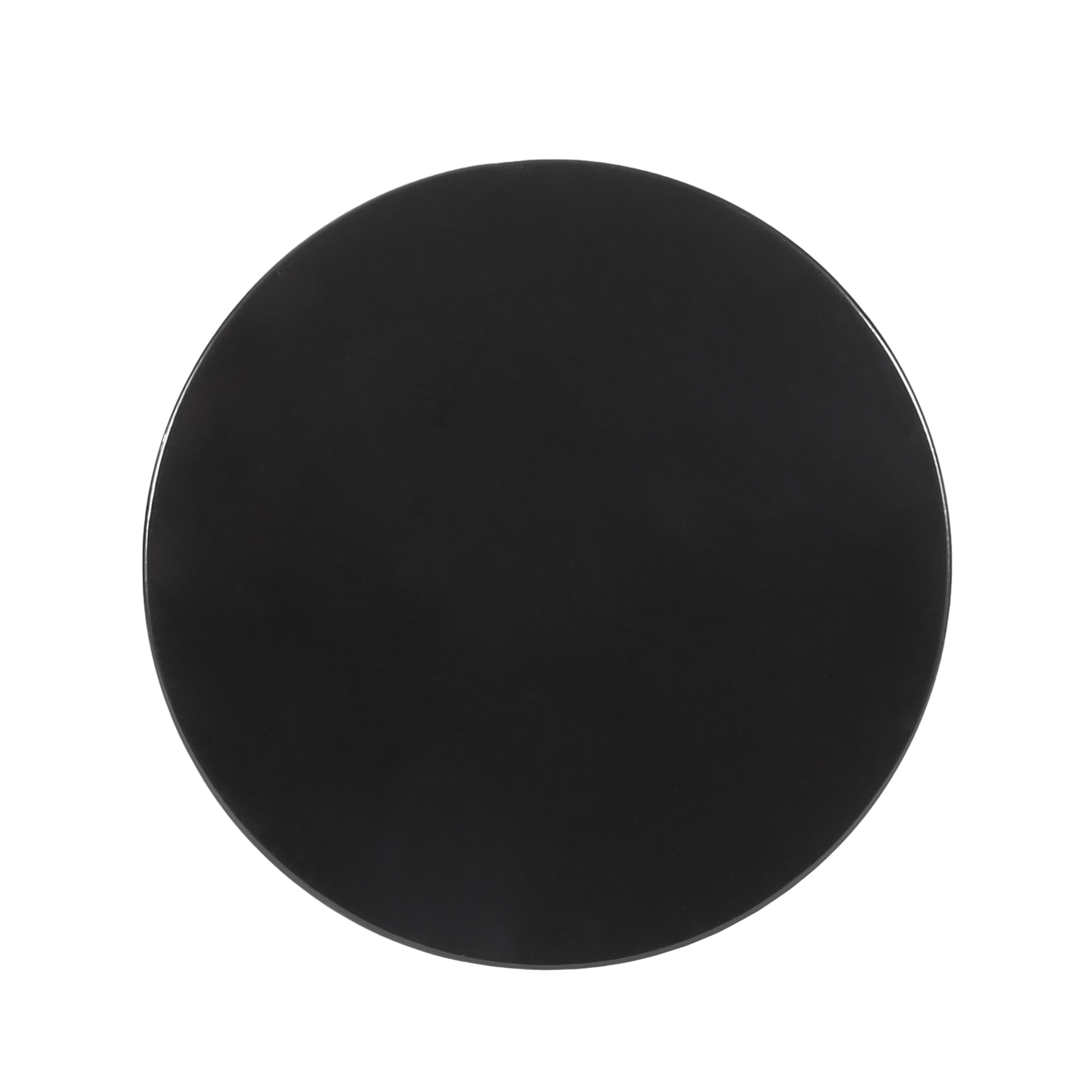 Black Powder Coated Iron End Tables - Set of 2