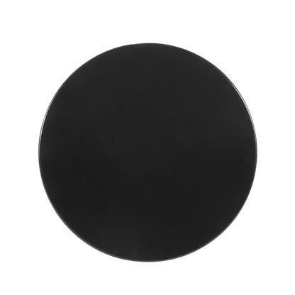 Black Powder Coated Iron End Tables - Set of 2